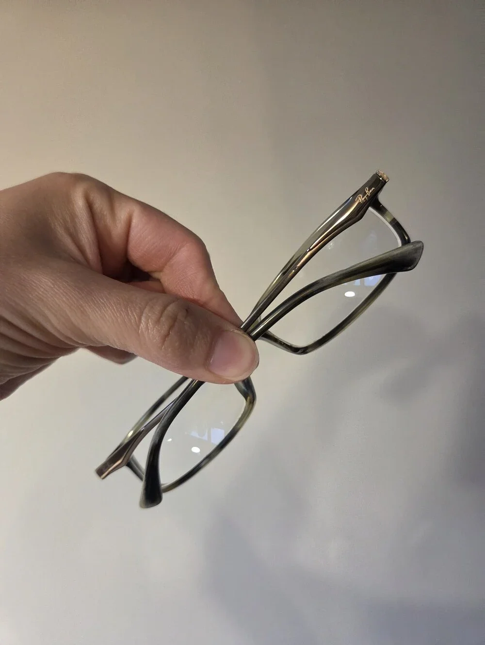 Ray-Ban RB5160 2359 Titanium Youth Eyeglasses Frames Grey Tortoise 53-16